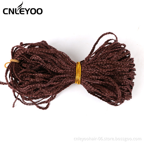 28 Inch ZiZi Box Braiding Hair 24 Strands Wholesale Micro Box Braids Crochet Braids For Fashion
